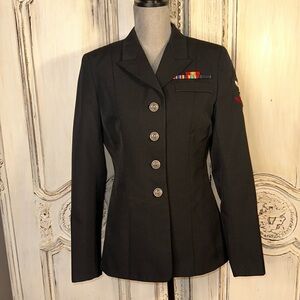 Authentic  Defense Logistics Agency made by Bremen-Bowdon Uniform Navy Blazer